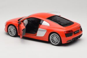 Audi R8 V10 Red Welly 1:18 18052W Diecast — photo 5 of 8