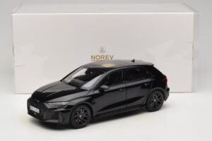 Audi RS3 8Y Sportback Myth Black Norev 1:18 188388 Diecast — photo 8 of 8