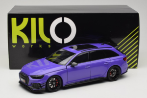 Audi RS4 B9 Avant Darwin Pro Purple Kilo Works 1:18 KLW002301 Diecast — photo 8 of 8