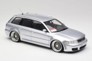 Audi RS4 B5 Avant Silver Custom Wheels Otto 1:18 OT521 Resin — photo 4 of 6