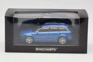Audi RS4 B7 Avant Blue Metallic Minichamps 1:43 AUDI010 Diecast — photo 4 of 4