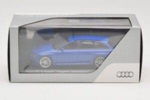 Audi RS4 B8 Avant Nogaro Blue Christmas Selection 2014 Minichamps 1:43 AUDI003 Diecast — photo 4 of 4
