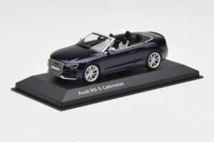 Audi RS5 B8 Cabriolet Estoril Blue Minichamps 1:43 5011215313 Diecast — photo 2 of 4