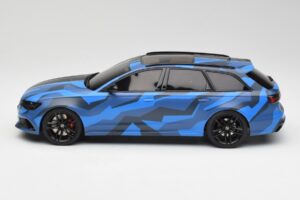 Audi RS6 C7 Avant GMK Blue & Black GT Spirit 1:18 GT799 Resin — photo 3 of 6