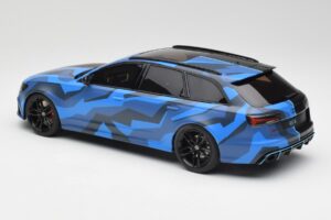 Audi RS6 C7 Avant GMK Blue & Black GT Spirit 1:18 GT799 Resin — photo 5 of 6