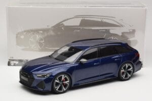 Audi RS6 C8 Avant Blue Metallic Minichamps 1:18 155018011 Diecast — photo 6 of 6
