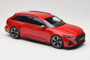 Audi RS6 C8 Avant Red Metallic Minichamps 1:18 155018010 Diecast — photo 4 of 6