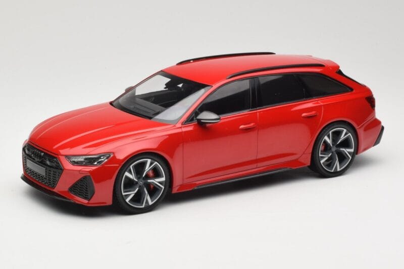Audi RS6 C8 Avant Red Metallic Minichamps 1:18 155018010 Diecast