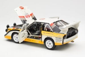Audi Sport Quattro S1 #5 W. Rohrl / C. Geistdorfer Rally Sanremo Winner 1985 AUTOart 1:18 88503 Composite — photo 5 of 8