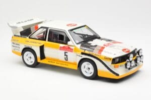 Audi Sport Quattro S1 #5 W. Rohrl / C. Geistdorfer Rally Sanremo Winner 1985 AUTOart 1:18 88503 Composite — photo 6 of 8