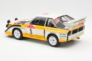 Audi Sport Quattro S1 #5 W. Rohrl / C. Geistdorfer Rally Sanremo Winner 1985 AUTOart 1:18 88503 Composite — photo 7 of 8