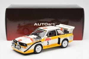 Audi Sport Quattro S1 #5 W. Rohrl / C. Geistdorfer Rally Sanremo Winner 1985 AUTOart 1:18 88503 Composite — photo 8 of 8