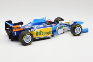 Benetton Renault B195 #1 M. Schumacher Winner Monaco GP 1995 Minichamps 1:18 510952301 Diecast — photo 2 of 6