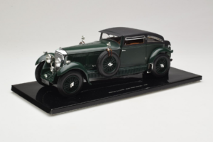Bentley 6.5 Litre Gurney Nutting Saloon Blue Train Special Green Minichamps 1:18 100139520 Diecast