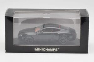 Bentley Continental GT Black With Black Wheels Minichamps 1:43 BENTLEY002 Diecast — photo 4 of 4