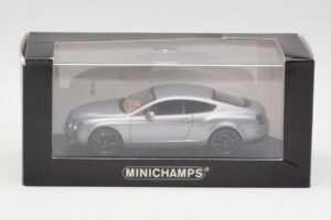 Bentley Continental GT Grey With Black Wheels Minichamps 1:43 BENTLEY001 Diecast — photo 4 of 4
