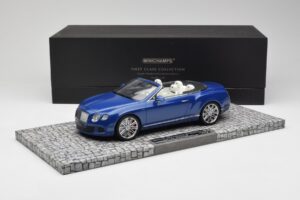 Bentley Continental GT Speed Convertible Blue Minichamps 1:18 107139331 Diecast — photo 6 of 6