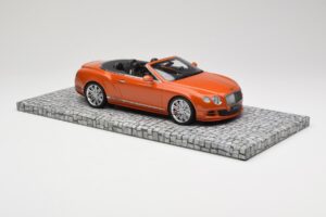 Bentley Continental GT Speed Convertible Orange Metallic Minichamps 1:18 107139430 Diecast — photo 4 of 6