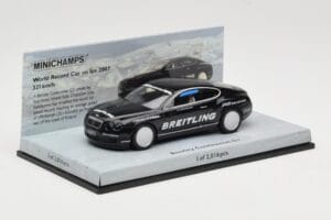 Bentley Continental GT World Record Car on Ice Black Minichamps 1:43 436139026-O Diecast — photo 2 of 4