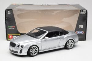 Bentley Continental Supersports Convertible 1st Gen Silver Bburago 1:18 18-11037S Diecast — photo 8 of 8