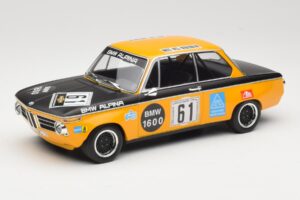BMW 1600-2 BMW Alpina #61 R. Herzog / N. Lauda DNF 6 Hours Nurburgring 1970 Minichamps 1:18 155702661 Diecast