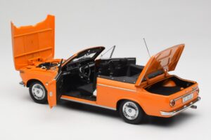 BMW 1600 Cabriolet Orange Minichamps 1:18 100021030-O Diecast — photo 5 of 8