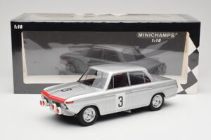 BMW 1800 TiSA #3 D. Glemser / J. Ickx 24 Hours of Spa 1965 Minichamps 1:18 155652903 Diecast — photo 6 of 6