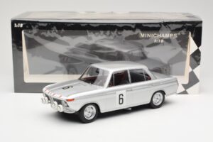 BMW 1800 TiSA #6 J. Munaron / K. Eppelein 24 Hours of Spa 1965 Minichamps 1:18 155652906 Diecast — photo 6 of 6