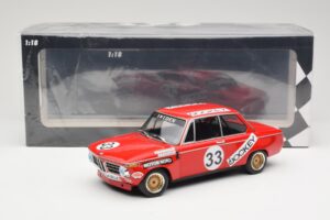 BMW 2002 Jockey Racing #33 B. Tobiasson / L. Nordstrom 6 Hours Nurburgring 1972 Minichamps 1:18 155722633 Diecast — photo 6 of 6