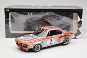 BMW 2800 CS E9 #2 Team Schnitzer J. Fitzpatrick / H. Heyer Winners Grand Prix Touring Cars Nurburgring 1972 Minichamps 1:18 1 — photo 6 of 6