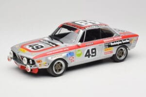 BMW 2800 CS E9 #49 Team Schnitzer G. Herzog / H. Heyer 24 Hours of Spa 1972 Minichamps 1:18 155722749 Diecast