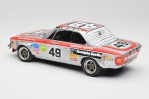 BMW 2800 CS E9 #49 Team Schnitzer G. Herzog / H. Heyer 24 Hours of Spa 1972 Minichamps 1:18 155722749 Diecast — photo 5 of 6