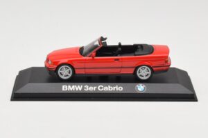 BMW 3 Series E30 Cabriolet Red Minichamps 1:43 80429421500 Diecast