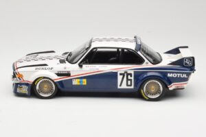 BMW 3.0 CSL E9 Garage Du Bac #76 P. Depnic / H. Coulon 24 Hours of Le Mans 1977 Minichamps 1:18 155772576 Diecast — photo 3 of 6