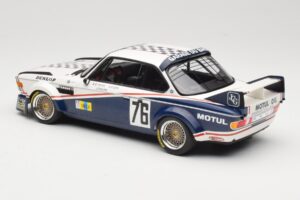 BMW 3.0 CSL E9 Garage Du Bac #76 P. Depnic / H. Coulon 24 Hours of Le Mans 1977 Minichamps 1:18 155772576 Diecast — photo 5 of 6