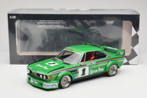 BMW 3.0 CSL E9 #1 Alpina G. Nilsson / D. Quester Winners Nürburgring 1977 Minichamps 1:18 155772501 Diecast — photo 6 of 6