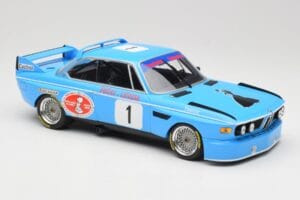 BMW 3.0 CSL E9 #1 Precision Liegeoise J. Peltier / C. Lafosse Winners 4 Hours Monza 1974 Minichamps 1:18 155742681 Diecast — photo 3 of 6
