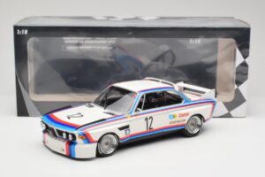 BMW 3.0 CSL E9 #12 BMW Motorsport C. Amon / H-J. Stuck Winners 6 Hours Nurburgring 1973 Minichamps 1:18 155732612 Diecast — photo 6 of 6