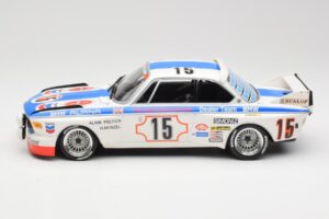 BMW 3.0 CSL E9 #15 BMW Alpina J. Peltier / H. Menzel 24 Hours of Spa 1973 Minichamps 1:18 155732695 Diecast — photo 3 of 6