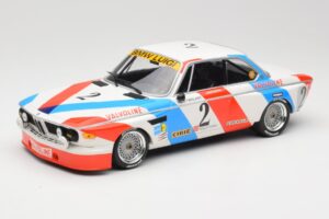 BMW 3.0 CSL E9 #2 Luigi Racing A. de Fierlant / P. Xhenceval Winners 24 Hours of Spa 1975 Minichamps 1:18 155752602 Diecast