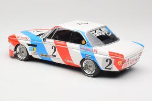 BMW 3.0 CSL E9 #2 Luigi Racing A. de Fierlant / P. Xhenceval Winners 24 Hours of Spa 1975 Minichamps 1:18 155752602 Diecast — photo 5 of 6