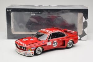 BMW 3.0 CSL E9 #23 Faltz Alpina A. de Fierlant / H. Grohs Zandvoort Trophy 1975 Minichamps 1:18 155752623 Diecast — photo 6 of 6