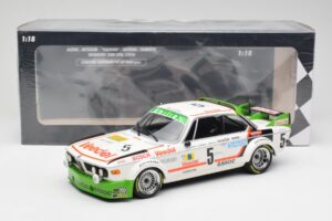 BMW 3.0 CSL E9 #5 Assoc Interim J-C. Chavan / A. Detrin Winners 24 Hours of Spa 1976 Minichamps 1:18 155762505 Diecast — photo 6 of 6