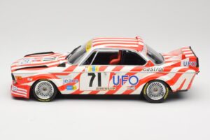 BMW 3.0 CSL E9 #71 Luigi Racing P. Xhenceval / J. Dieudonné 24 Hours of Le Mans 1977 Minichamps 1:18 155772571 Diecast — photo 3 of 6