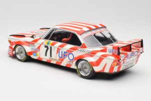 BMW 3.0 CSL E9 #71 Luigi Racing P. Xhenceval / J. Dieudonné 24 Hours of Le Mans 1977 Minichamps 1:18 155772571 Diecast — photo 5 of 6