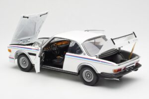 BMW 3.0 CSL E9 With Spoiler Set White Minichamps 1:18 180029021 Diecast — photo 5 of 8