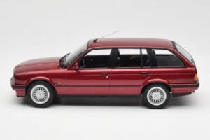 BMW 325i E30 Touring Red Metallic Norev 1:18 183218 Diecast — photo 3 of 6