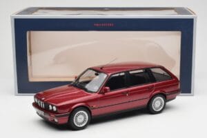 BMW 325i E30 Touring Red Metallic Norev 1:18 183218 Diecast — photo 6 of 6