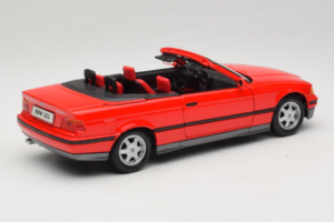 BMW 325i E36 Convertible Red Maisto 1:18 50229 Diecast — photo 3 of 8