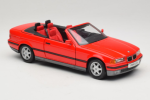 BMW 325i E36 Convertible Red Maisto 1:18 50229 Diecast — photo 6 of 8